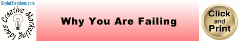 Why You Are Failing