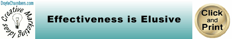 Effectivenes Is Elusive